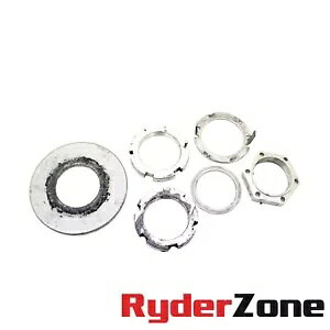 2009 - 2014 BMW S1000RR �g���v�� �c���[ �N�����v �X�e�A�����O �X�e�� �Z���^�[ �i�b�g �A�b�p�[ �V���o�[ 2009 - 2014 BMW S1000RR TRIPLE TREE CLAMP STEERING STEM CENTER NUT UPPER SILVER �y���s�A���i�z