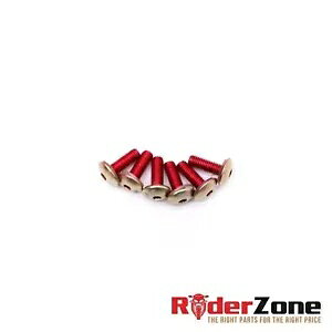 2005 2006 XYL GSXR1000 tgKX n[hEFA {g lW bh Rv[g bh  2005 2006 SUZUKI GSXR1000 WINDSHIELD HARDWARE BOLTS SCREWS RED COMPLETE RED 