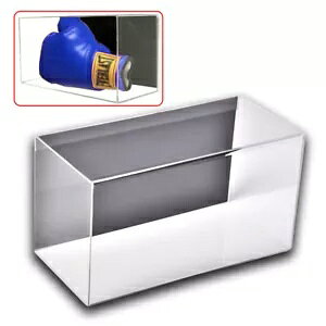 フルサイズ LJ を保護するアクリル壁マウント水平ボクシング グローブ ディスプレイ ケース Acrylic Wall Mount Horizontal Boxing Glove Display Case Protecting Full Size LJ