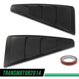 フォードマスタング 05-14 ウィンドウルーバーエアベントスクープシェードトリムカーボンスタイルに適合 Fit For Ford Mustang 05-14 Window Louvers Air Vent Scoop Shade Trim Carbon Style