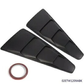 ウィンドウルーバーエアベントスクープシェードカバートリム ABS フォードマスタング 2005-14 に適合 Window Louvers Air Vent Scoop Shades Cover Trim ABS Fit For Ford Mustang 2005-14