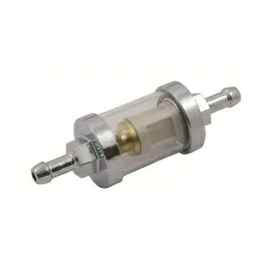 �n�C�t���[�K�\�����t�B���^�[ 1/4 �N���[�� ���K�l�t���A�n�[���[�p - Davidson- High Flow Gasoline Filter 1/4 Chrome with Eyeglass, for Harley - Davidson- �y���s�A���i�z
