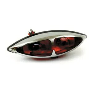 ACg L.A. N[AbhYAn[[_rbh\p E-Tes??t }[Nt!- Rear light L.A. Chrome, Red Lens, for Harley-Davidson with E-Test Mark!-