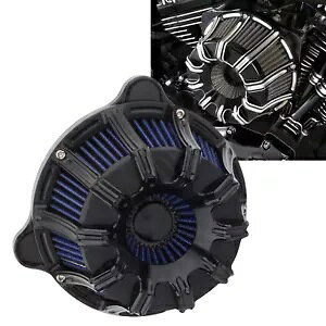 ubNu[GAN[i[Ce[NtB^[ n[[c[O 1993-2007 _Ci/FXRp Black Blue Air Cleaner Intake Filter For Harley Touring 1993-2007 Dyna/FXR