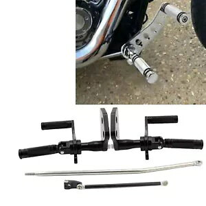 �u���b�N �t�H���[�h �R���g���[�� �t�b�g�y�O �L�b�g �n�[���[ 2006-2017 DYNA �X�g���[�g �{�u�p Black Forward Controls Foot Pegs Kit For Harley 2006-2017 DYNA Street Bob �y���s�A���i�z