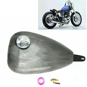 K\RKX^N KXLbvt }n SR400 I[goCp  F Petrol Fuel Gas Tank W/Gas Cap FOR Yamaha SR400 Motorcycle Handmade Silvery