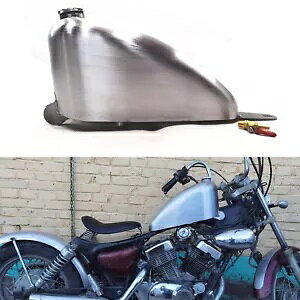 hVo[K\KXR^N}nr[S XV250 6L Unpainted Silver Petrol Gas Fuel Tank For YAMAHA Virago XV250 6L