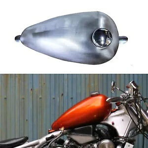 1x ����I�[�g�o�C�V���o�[�K�X�R���^���N�z���_ V-�c�C���}�O�i VT250C 1x Handmade Motorcycle Silver Gas Fuel Tank For HONDA V-TWIN MAGNA VT250C