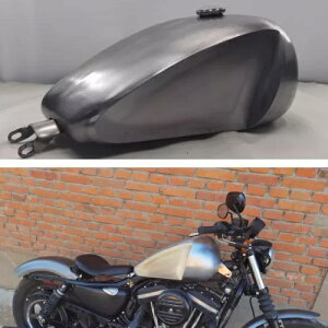 17L Vo[ K\ KXR^N n[[ X|[cX^[ 2007-2022 hp 17L Silver Petrol Gas Fuel Tank For Harley Sportster 2007-2022 Unpainted