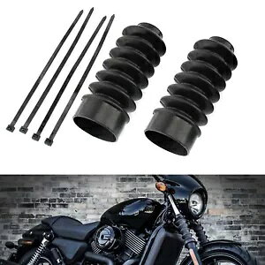 n[[ XL883 XL1200 VbNAu\[o[Jo[Q[gtgtH[Nu[c`[uXC_[ For Harley XL883 XL1200 Shock Absorbers Cover Gaiter Front Fork Boot Tube Slider