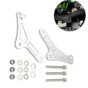 Vo[\ȃATXyVNLbg Kawasaki ZX25R ZX4R 2023+ Silver Adjustable Lower Suspension Links Kit For Kawasaki ZX25R ZX4R 2023+
