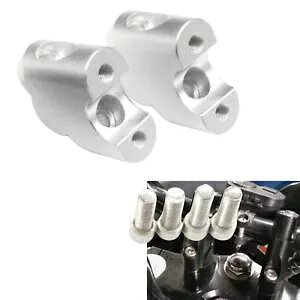 Vo[ nho[ CU[ }Eg Nv Lbg XYL V-STORM DL 250 2017-18 DL 650p Silver Handlebar Riser Mount Clamp Kit For Suzuki V-STORM DL 250 2017-18 DL 650