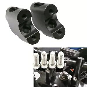 ubNI[goCnho[CU[NvXYL DL 650XT 15-18 DL 1000 02-16 Black Motorcycle Handlebar Riser Clamp For Suzuki DL 650XT 15-18 DL 1000 02-16
