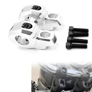 nho[CU[}EgNvA_v^[ Kawasaki Z900C Z900RS N[ Handlebar Riser Mount Clamp Extend Adapter For Kawasaki Z900C Z900RS Chrome