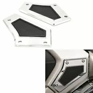 2x �t�����g�X�C���O�A�[���s�{�b�g�J�o�[�N���[���z���_�S�[���h�E�B���O GL1800 �c�A�[ 2018-2022 2x Front Swingarm Pivot Covers Chrome For HONDA Goldwing GL1800 Tour 2018-2022 �y���s�A���i�z