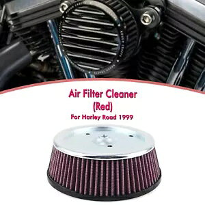 ԃI[goCGAtB^[N[i[n[[[h 1999-07 2004 _Ci 29442-99A Red Motorcycle Air Filter Cleaner For Harley Road 1999-07 2004 Dyna 29442-99A