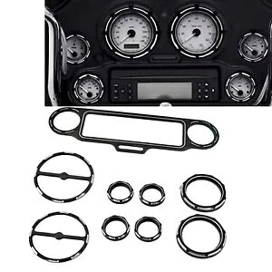 ubNCi[tFAOgLbg n[[c[OGNgXg[gOCh96-13ɓK Black Inner Fairing Trims Kit Fit For Harley Touring Electra Street Glide 96-13