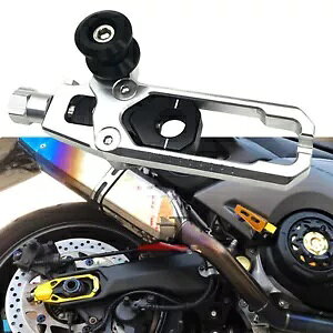 I[goC`F[AWX^[XCOA[Xv[XC_[}n XSR-155 19-22 Vo[ Motorcycle Chain Adjuster Swingarm Spools Slider For YAMAHA XSR-155 19-22 Silver