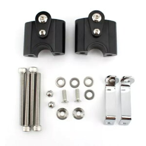 nho[ CU[ }Eg tg Nv A_v^[ BMW R18 NVbN ubNp Handlebar Riser Mounting Lift Clamp Adapter For BMW R18 Classic Black