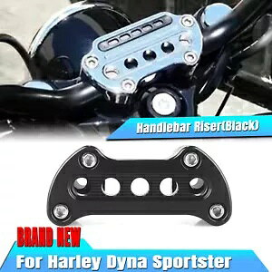 I[goCnho[CU[NvLbgn[[_CiXg[g{u\teCubN Motorcycle Handlebar Riser Clamp Kit For Harley Dyna Street Bob Softail Black