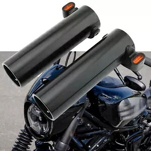 �n�[���[ RH975 2022-2023 �t�����g�V���b�N�A�b�p�[�t�H�[�N�J�o�[�^�[���V�O�i�����C�g For Harley RH975 2022-2023 Front Shock Upper Fork Covers Turn Signal Light �y���s�A���i�z