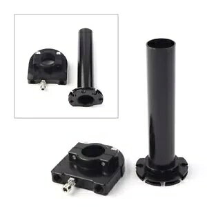 22mm 7/8 �I�[�g�o�C�^�[���c�C�X�g�X���b�g���n���h���o�[�X���b�g���`���[�u�u���b�N 22mm 7/8 Motorcycle Turn Twist Throttle Handle Bar Throttle Tube Black �y���s�A���i�z