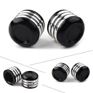 CNC tgANXLbvibgJo[ n[[_Ci GNgOCh X|[cX^[p ubN CNC Front Axle Cap Nut Cover For Harley Dyna Electra Glide Sportster Black