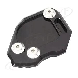 �I�[�g�o�C�L�b�N�X�^���h�T�C�h�t�b�g�X�^���h�p�b�h�t�B�b�g BMW F800GS 2008-14 2013 2012 �u���b�N Motorcycle Kickstand Side Foot Stand Pad Fit BMW F800GS 2008-14 2013 2012 Black �y���s�A���i�z