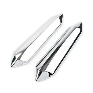 オートバイフロントガラスフロントガラスストラットカバークロームフィットホンダゴールドウィングGL1800 Motorcycle Windshield Windscreen Strut Covers Chrome Fit Honda Goldwing GL1800