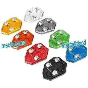 LbNX^h TChX^h GNXeV gv[gpbh tBbg BMW S1000RR 2010- 14 11 12 Kickstand Side Stand Extension Enlarge Plate Pad Fit BMW S1000RR 2010- 14 11 12