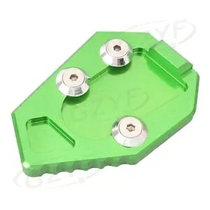 �t�b�g�T�C�h�L�b�N�X�^���h�p�b�h�����v���[�g�t�B�b�g�z���_ CB1000 2008-2015 �O���[�� Foot Side Kickstand Pads Extension Plate Fit HONDA CB1000 2008-2015 Green �y���s�A���i�z