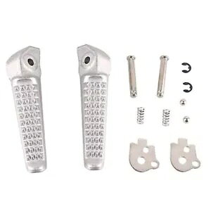 ���A�t�b�g�y�O�t�b�g���X�g�Z�b�g�z���_ CBR250 MC19 MC22 CBR600 1991-1998 �V���o�[ Rear Foot Pegs Footrests Set For HONDA CBR250 MC19 MC22 CBR600 1991-1998 Silver �y���s�A���i�z