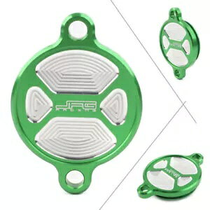 _[goCN CNC ICtB^[ Jo[ Lbv O[ tBbg Kawasaki KX450F 2016-2018 O[ Dirt Bike CNC Oil Filter Cover Caps Green Fit Kawasaki KX450F 2016-2018 Green