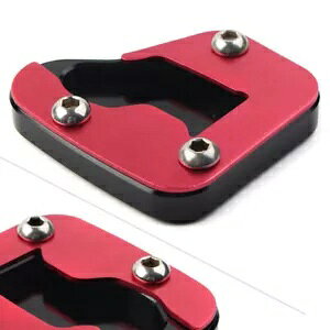 oCNLbNX^hTChX^hgv[gpbhXYL 08-20 bh Motorcycke Kickstand Sidestand Enlarge Plate Pad For SUZUKI HAYABUSA 08-20 Red