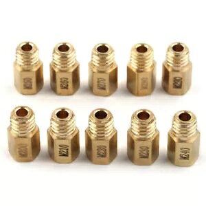 10x Zp^CvLu^[CWFbgLbgZbg MIKUNI VM/TM/TMX 200-290 230 ɓK 10x Hex Type Carburetor Main Jets Kit Set Fit MIKUNI VM/TM/TMX 200-290 230