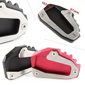 TChLbNX^h tbgX^h v[gpbh tBbg Ducati Monster/Multistrada bh Side Kickstand Foot Stand Extension Plate Pad Fit Ducati Monster/Multistrada Red