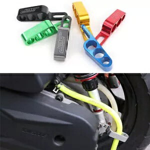 6 �~�����[�g�����j�o�[�T�� 3 �p�C�v�u���P�b�g�X�e���g�p���`���[�u�Œ�I�[�g�o�C�`�^�� 6mm Universal Three Pipes Bracket Stent Waste Oil Tube Fixed Motorcycle Titanium