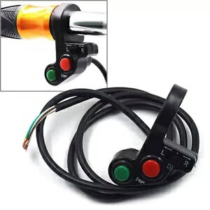nho[z[MI/ItCg 3  1 XCb` 7/8 C`[^[ ATV E-oCNp Handlebar Horn Turn Signal On/Off Light 3 In 1 Switch For 7/8" Motor ATV E-bike