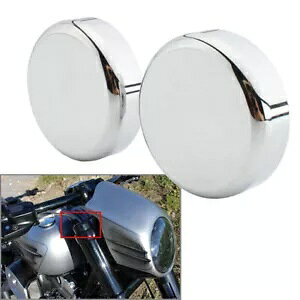2x アッパーフォークキャップカバー ハーレーソフテイルストリートボブ 2018-2020 FXBB クローム用 2x Upper Fork Caps Cover for HARLEY SOFTAIL STREET BOB 2018-2020 FXBB Chrome