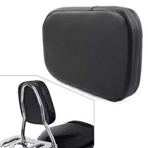 I[goCAV[V[o[㕔Ȕw PU NbVpbhtBbgn[[`bp[ Motorcycle Rear Sissy Bar Back Seat Backrest PU Cushion Pad Fit Harley Chopper