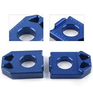CNC ���A�`�F�[���A�W���X�^�[�A�N�X���u���b�N�t�B�b�g�X�Y�L DRZ400SM 2004-2015 2014 2013 �u���[ CNC Rear Chain Adjuster Axle Block Fit SUZUKI DRZ400SM 2004-2015 2014 2013 Blue �y���s�A���i�z