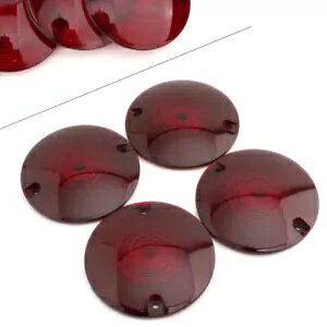 4x I[goC^[VOiCgJo[bhYtBbgn[[_rbh\GNgOCh 4x Motorcycle Turn Signal Light Cover Red Lens Fit Harley Davidson Electra Glide