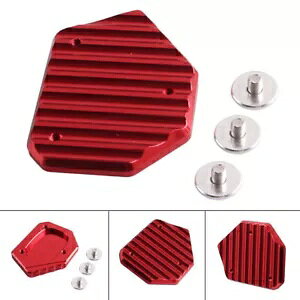 CNC �T�C�h�X�^���h �L�b�N�X�^���h �p�b�h �t�b�g�v���[�g �z���_ NC700 S X 2012 2013 2014 ���b�h�ɓK�� CNC Side Stand Kickstand Pad Foot Plate fit Honda NC700 S X 2012 2013 2014 Red �y���s�A���i�z
