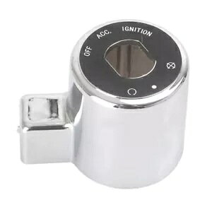 1x N[COjbVXCb`Jo[Lbv n[[X|[cX^[ XL 883 1200 2004-2016 ɓK 1x Chrome Ignition Switch Cover Cap Fit Harley Sportster XL 883 1200 2004-2016