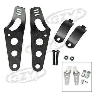 jo[TwbhCg}EguPbgtH[NC[tBbgn[[`bp[JtF[T[ 38-43 ~[g Universal Headlight Mount Bracket Fork Ear Fit Harley Chopper Cafe Racer 38-43mm