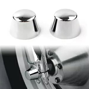 N[ tg ANX ibg Jo[ n[[ c[O GNg [h OCh [hLOp Chrome Front Axle Nut Covers For Harley Touring Electra Road Glide Road King
