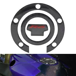 J[{t@Co[bN 3D QpbhRLbvveN^[ }n YZF R6 2006-2017p Carbon Fiber Look 3D Gel Pad Fuel Cap Protector for Yamaha YZF R6 2006-2017