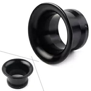 CNC 50mm �L���u���^�[ �G�A�C�����b�g �L���u �x���g �J���[ �z�[�� �v���e�N�^�[ �u���b�N ���j�o�[�T�� CNC 50mm Carburetor Air Inlet Carb Vent Collar Horn Protector Black Universal �y���s�A���i�z
