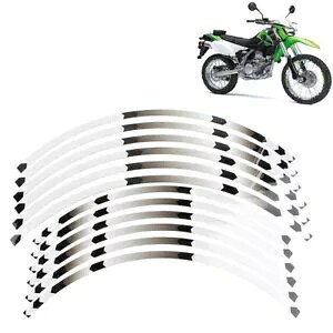 21C` 19C`  zC[ XebJ[ zCg tBbg z_ CRF 450R 2002-2021 CRF 250R 03-2021 21" 19" Rim Wheel Stickers White Fit Honda CRF 450R 2002-2021 CRF 250R 03-2021