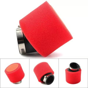45 ~[gbhGAtB^[N[i[ CRF 50 110 125 70 90cc ATV SSR Taotao _[goCNɓK 45mm Red Air Filter Cleaner Fit CRF 50 110 125 70 90cc ATV SSR Taotao Dirt Bike
